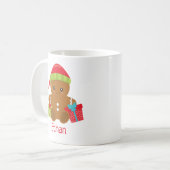 Cute GingerBrooBoy Persoonlijke kerstMok Koffiemok (Voorkant links)