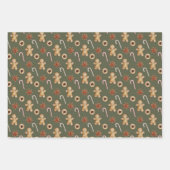 Cute Gingerbrood Baking Pattern Inpakpapier Vel (Voorkant 3)