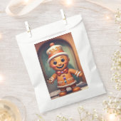 Cute Gingerbrood Cookie Bedankzakje (Geknipt)