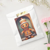 Cute Gingerbrood Cookie Bedankzakje (Gezegeld)