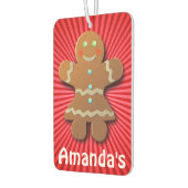 Cute Gingerbrood Cookie Luchtverfrisser (Links)
