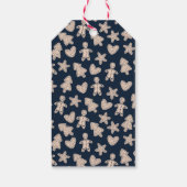 Cute Gingerbrood Cookies Label met kerstcadeaus Cadeaulabel (Achterkant)