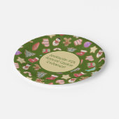 Cute Gingerbrood Cookies Papieren Bordje (Gekanteld)