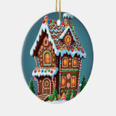 Cute Gingerbrood House Keramisch Ornament (Rechts)
