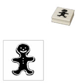 Cute gingerbrood koekje rubberstempel (Gestempeld)