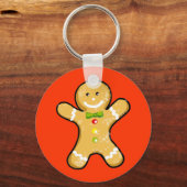 Cute gingerbrood koekje sleutelhanger (Voorkant)
