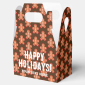 Cute gingerbrood, koekjesprint kerstfeest bedankdoosjes (Geopend)