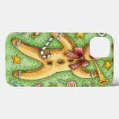 Cute Gingerbrood Man Bbladerhorn, kerstSnoep Case-Mate iPhone Case (Achterkant (horizontaal))