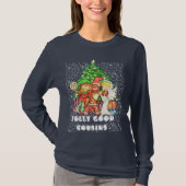 Cute Gingerbrood man en vrienden T-shirt (Voorkant)
