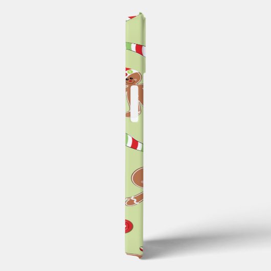 Cute Gingerbrood Man Festive Kerstmis Snoep Thema Case-Mate iPhone Case (Achterkant / Rechts)