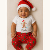Cute Gingerbrood Man Joy Romper