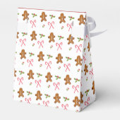 Cute gingerbrood man Made with love Cookie Bedankdoosjes (Achterkant)