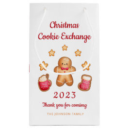 Cute Gingerbrood Man met kerstkoekjesuitwisseling Klein Cadeauzakje