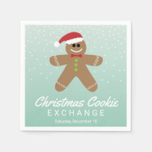 Cute Gingerbrood Man met kerstkoekjesuitwisseling