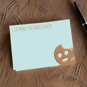 Cute Gingerbrood Man Name Robins Egg Blue Post-it® Notes