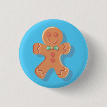Cute Gingerbrood Man Pin