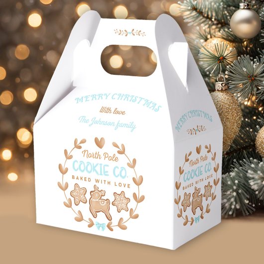 Cute Gingerbrood met kerstkoekjes Exchange Bedankdoosjes