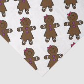 Cute Gingerbrood Tissuepapier (Detail)