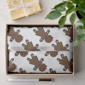 Cute Gingerbrood Tissuepapier (Geschenk)