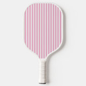 Cute gingham en streep roze pickleball-paddle pickleball paddle (Achterkant)