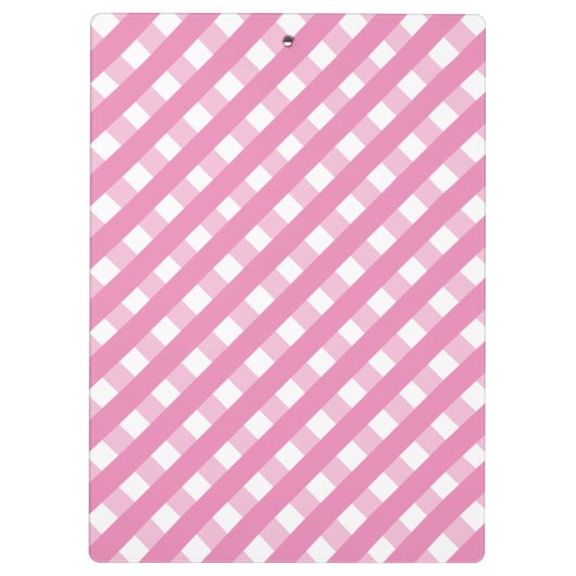 Cute Gingham Personalized klembord (Achterkant)