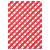 Cute Gingham Personalized klembord (Achterkant)