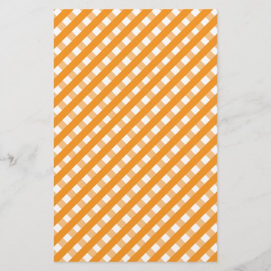 Cute Gingham Personalized Stationery (Achterkant)