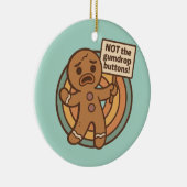 Cute Gingy Gingerbread Christmas Ornament (Rechts)