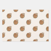 Cute Gingy Gingerbread Christmas Wrapping Paper (Voorkant 2)