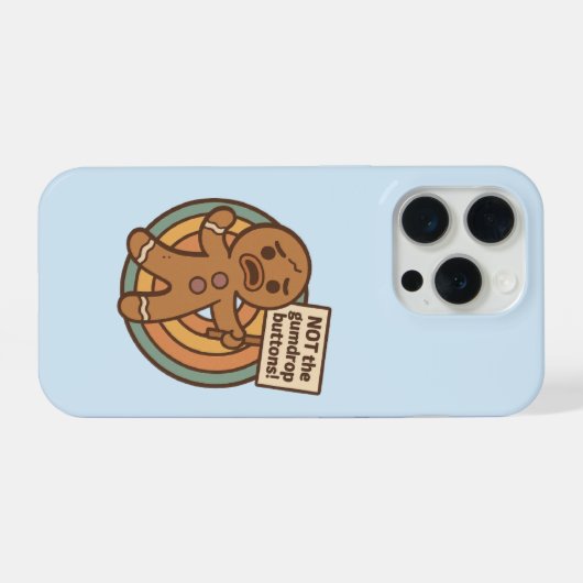 Cute Gingy Gingerbread Phone Case Christmas Gift iPhone Hoesje (Achterkant horizontaal)