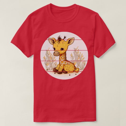 Cute Giraffe 1 T-shirt (Design voorkant)