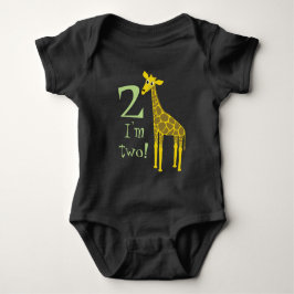 Cute Giraffe 2e verjaardag Romper