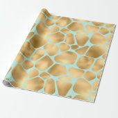 Cute Giraffe-afdruk Cadeaupapier (Uitgerold)