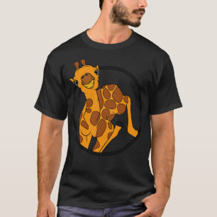 Cute giraffe baby met 2 horens t-shirt