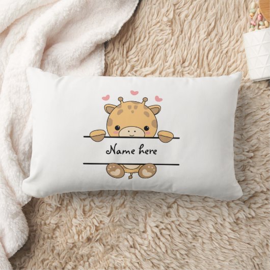 Cute Giraffe Baby Pillow Kussen (Deken)