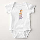 Cute Giraffe Baby Romper (Voorkant)