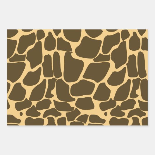 Cute Giraffe Baby shower Gift Wrapping Paper Set (Voorkant 2)