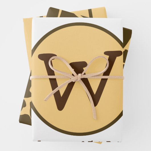 Cute Giraffe Baby shower Gift Wrapping Paper Set (In situ)