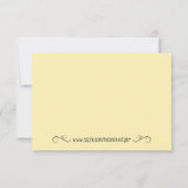 Cute Giraffe Baby shower Hartelijk dank Bedankkaart (Achterkant)
