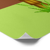 Cute Giraffe Baby shower Poster (Hoek)