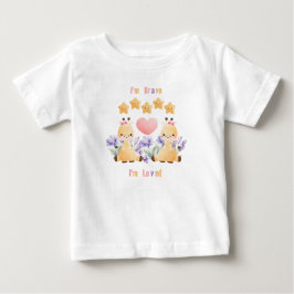 Cute Giraffe Baby T-Shirt | Ik ben dapper - Ik wor