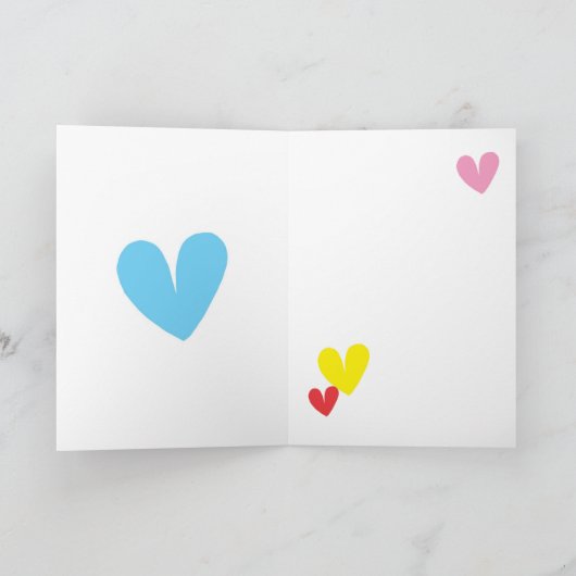 Cute Giraffe Birthday Kaart (Binnen)