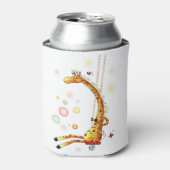 Cute Giraffe Blikjeskoeler (Blikje Voorkant)