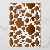 Cute Giraffe Boho Dried Grasses Baby Shower Folie Uitnodiging (Achterkant)