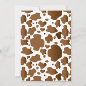 Cute Giraffe Boho Dried Grasses Baby shower Invita Kaart (Achterkant)