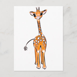 Cute Giraffe Briefkaart
