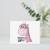 Cute giraffe briefkaart (Staand voorkant)