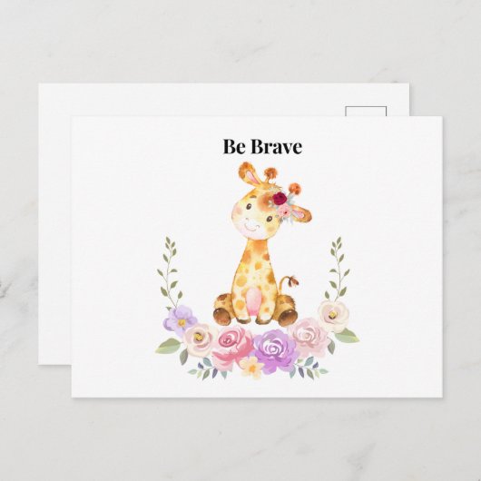 Cute Giraffe!  Briefkaart (Voorkant / Achterkant)