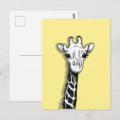 Cute Giraffe Briefkaart (Voorkant / Achterkant)