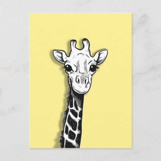 Cute Giraffe Briefkaart (Voorkant)